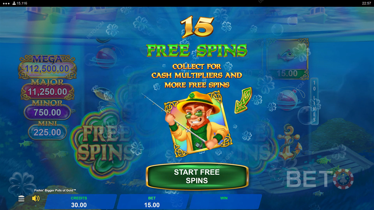Menangkan 22,826x taruhan Anda di Slot Online Fishin 