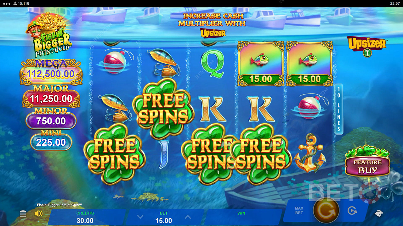 Fishin' BIGGER Pots Of Gold Main Gratis
