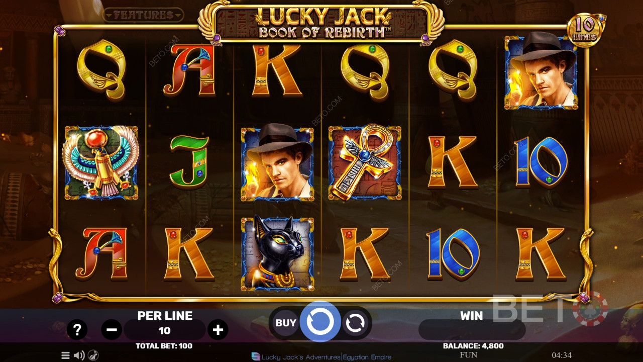 Lucky Jack - Book Of Rebirth Ulasan oleh BETO Slots