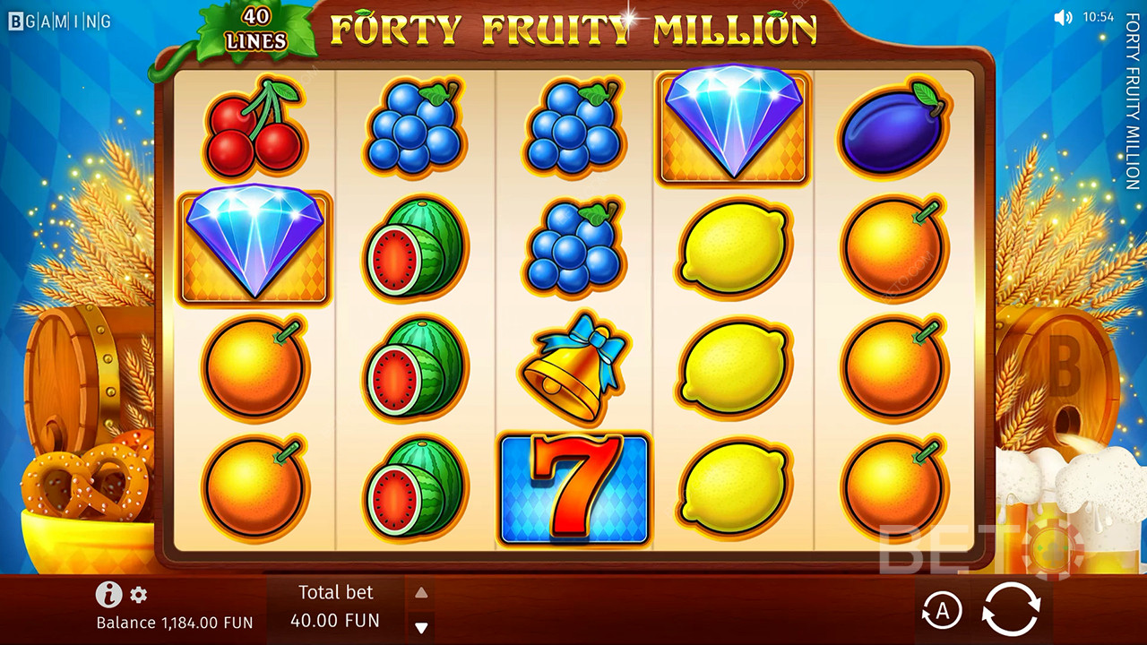 Ulasan Empat Puluh Juta Buah oleh BETO Slots