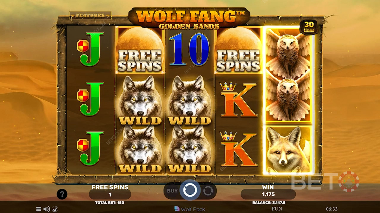 Wolf Fang Ulasan Golden Sands oleh BETO Slots
