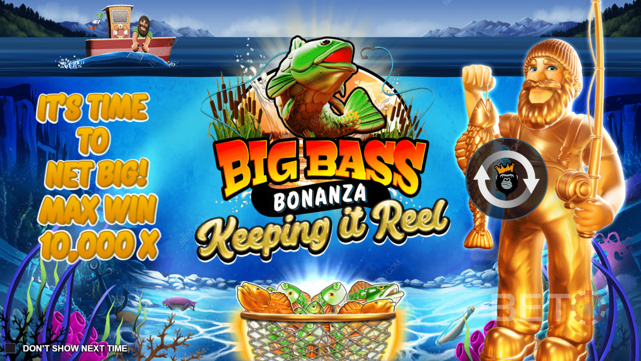 Menangkan 10,000x taruhan Anda di Slot Online Big Bass - Keeping it Reel!