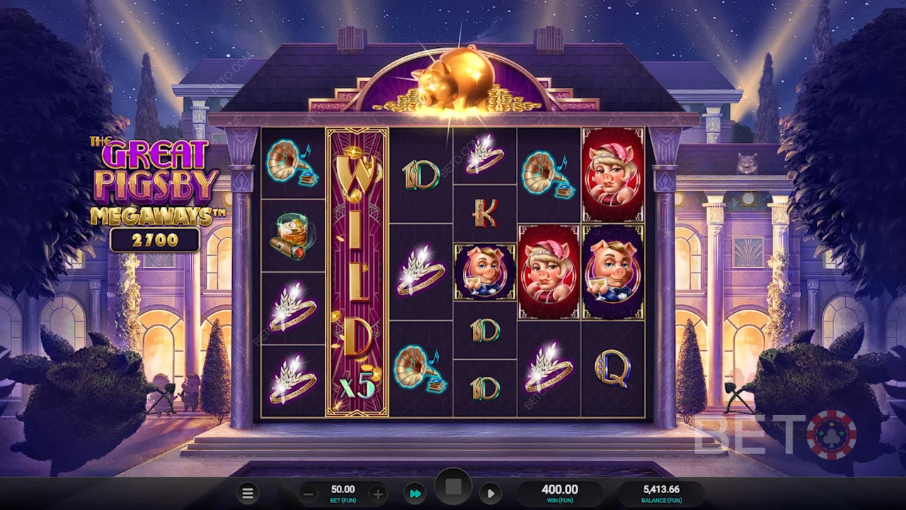Ulasan Great Pigsby Megaways oleh BETO Slots
