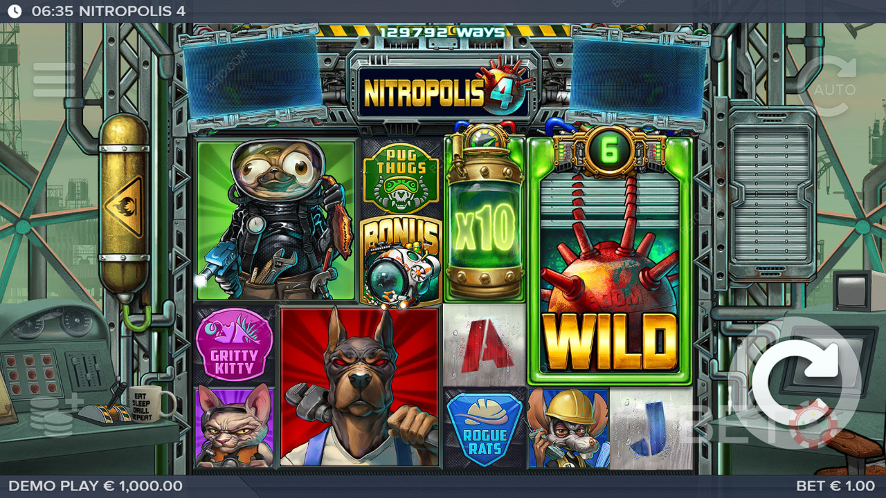 Fitur Bonus Dijelaskan di Nitropolis 4 oleh ELK Studios
