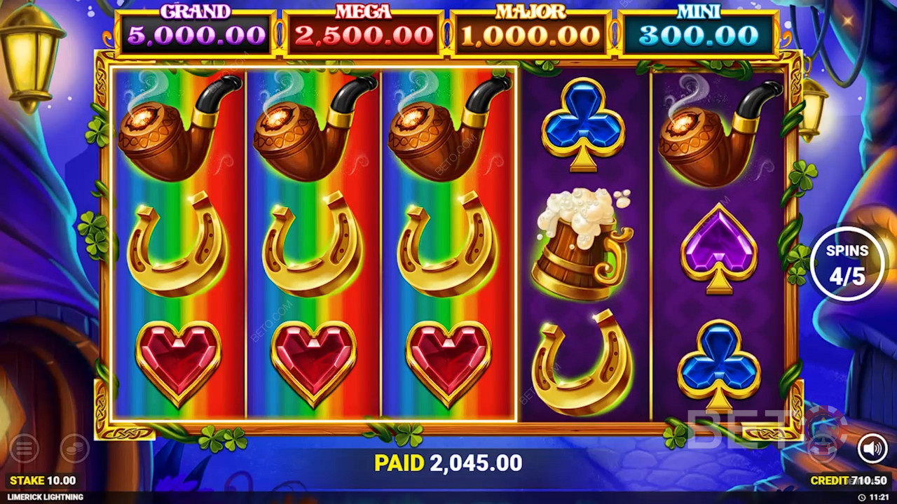 Ulasan Petir Limerick oleh BETO Slots