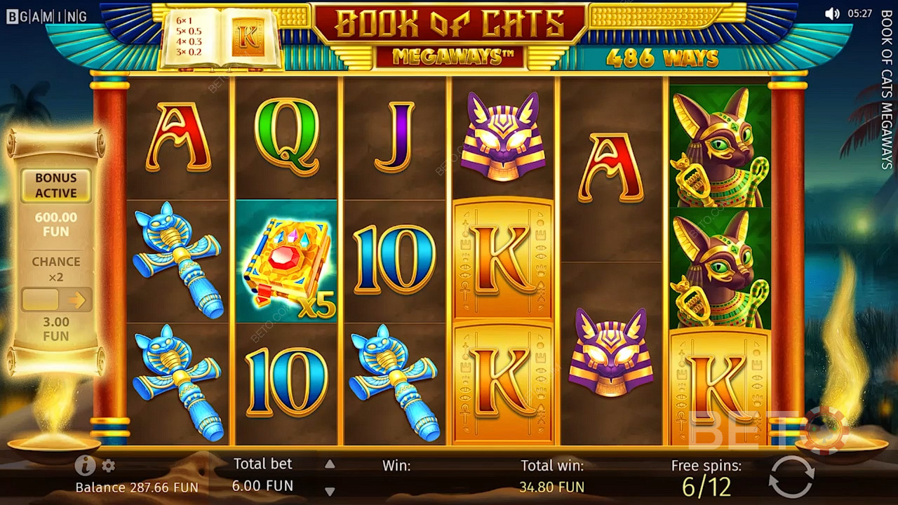 Book of Cats Megaways Main Gratis