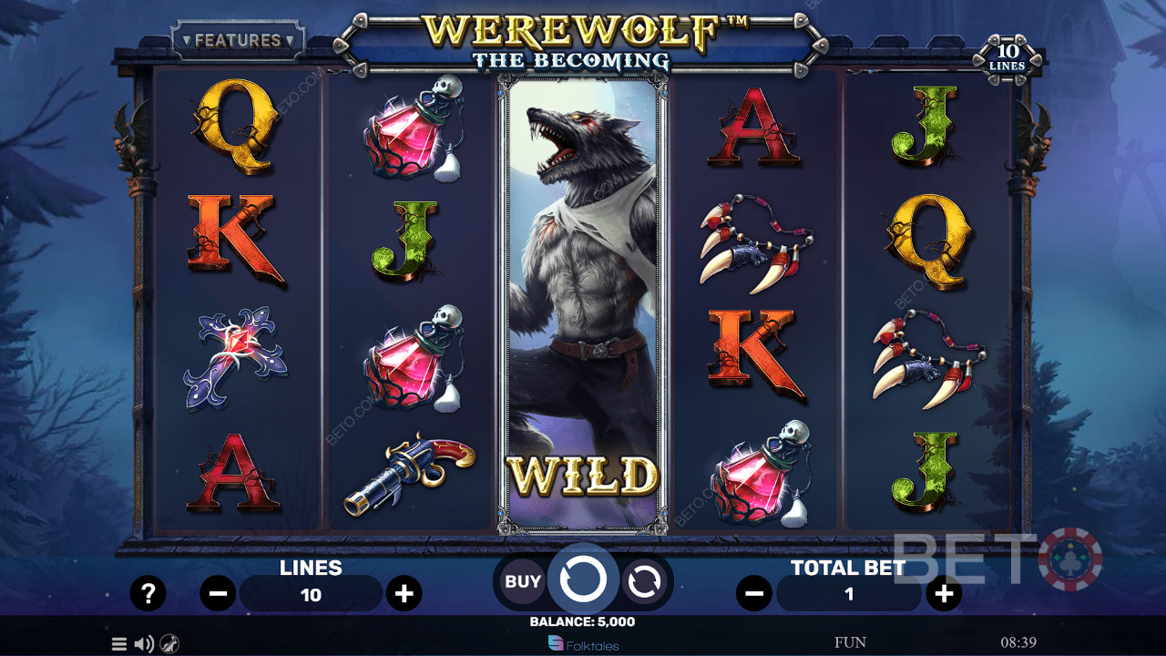 Werewolf - The Becoming Review oleh BETO Slots