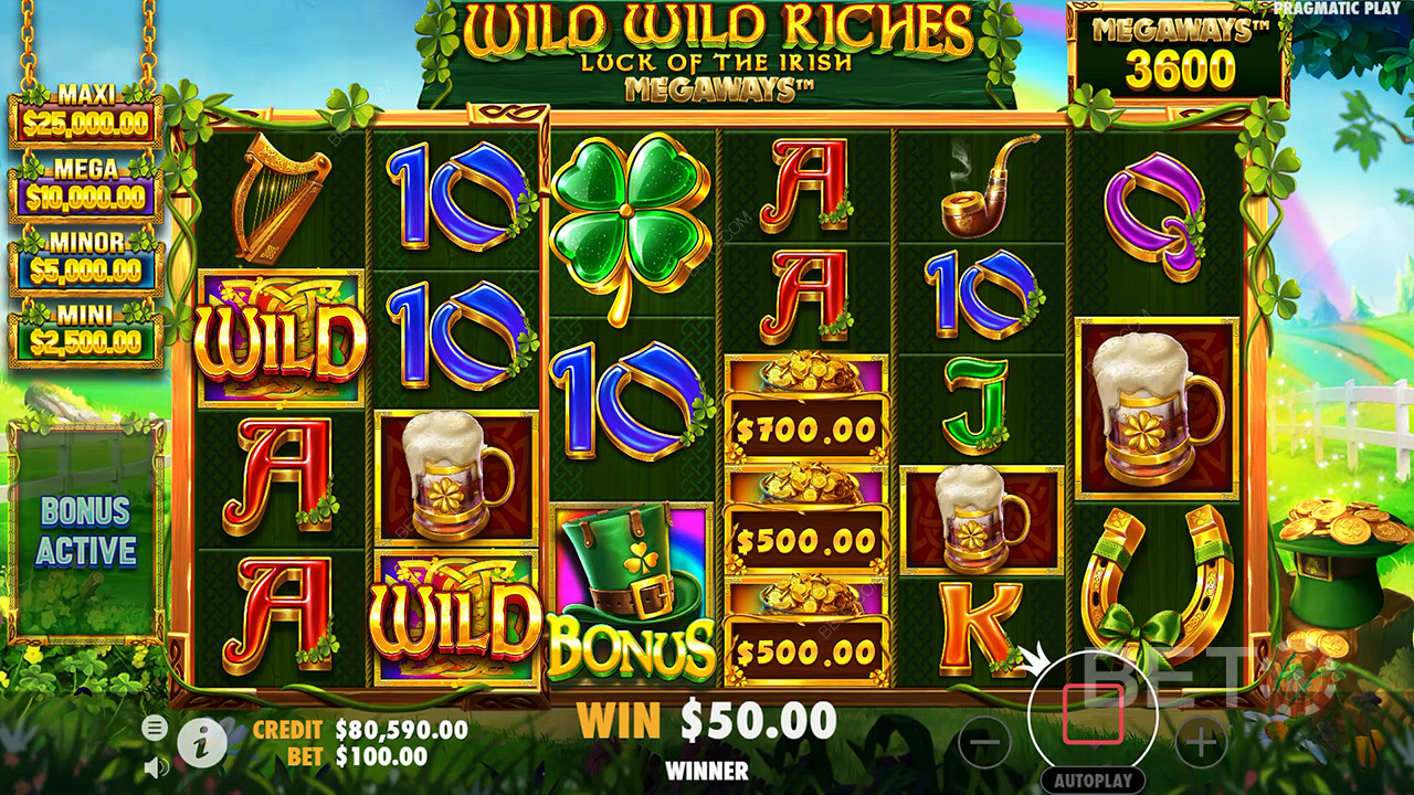 Fitur Bonus Dijelaskan di Wild Wild Riches Megaways oleh Pragmatic Play