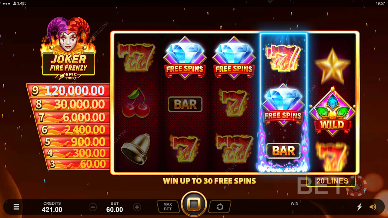 Review Joker Fire Frenzy oleh BETO Slots
