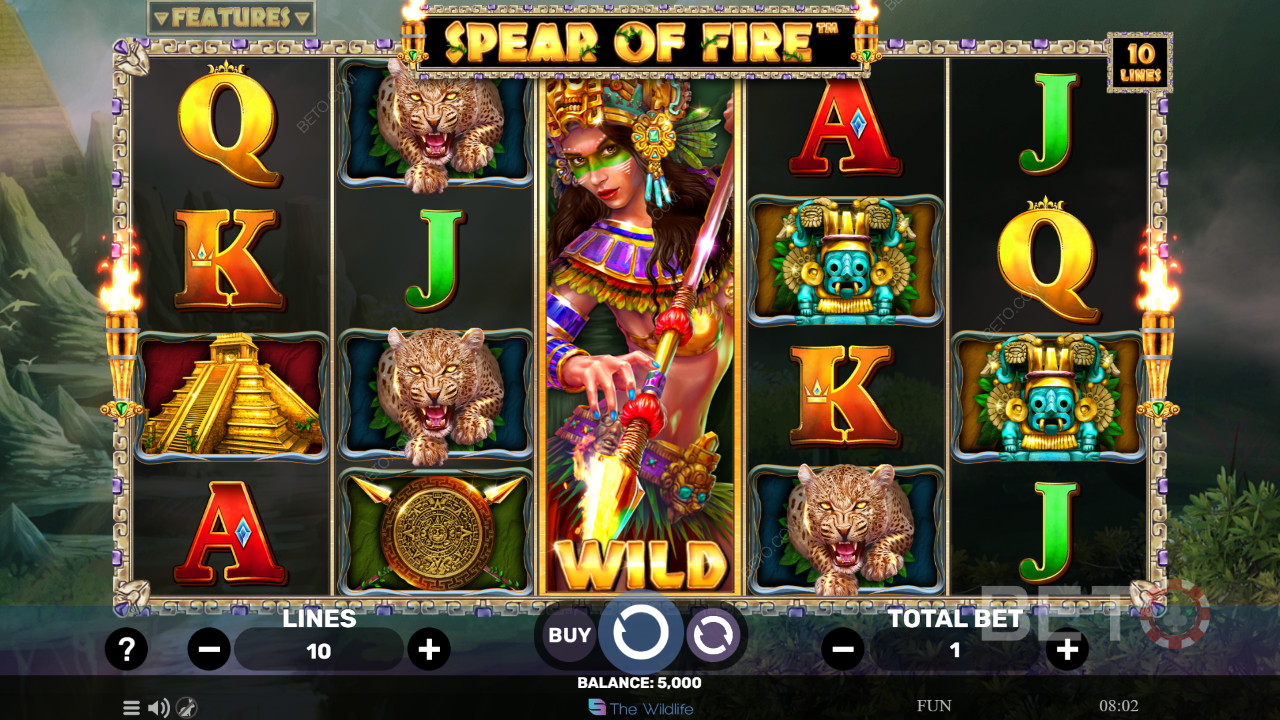 Ulasan Tombak Api oleh BETO Slots