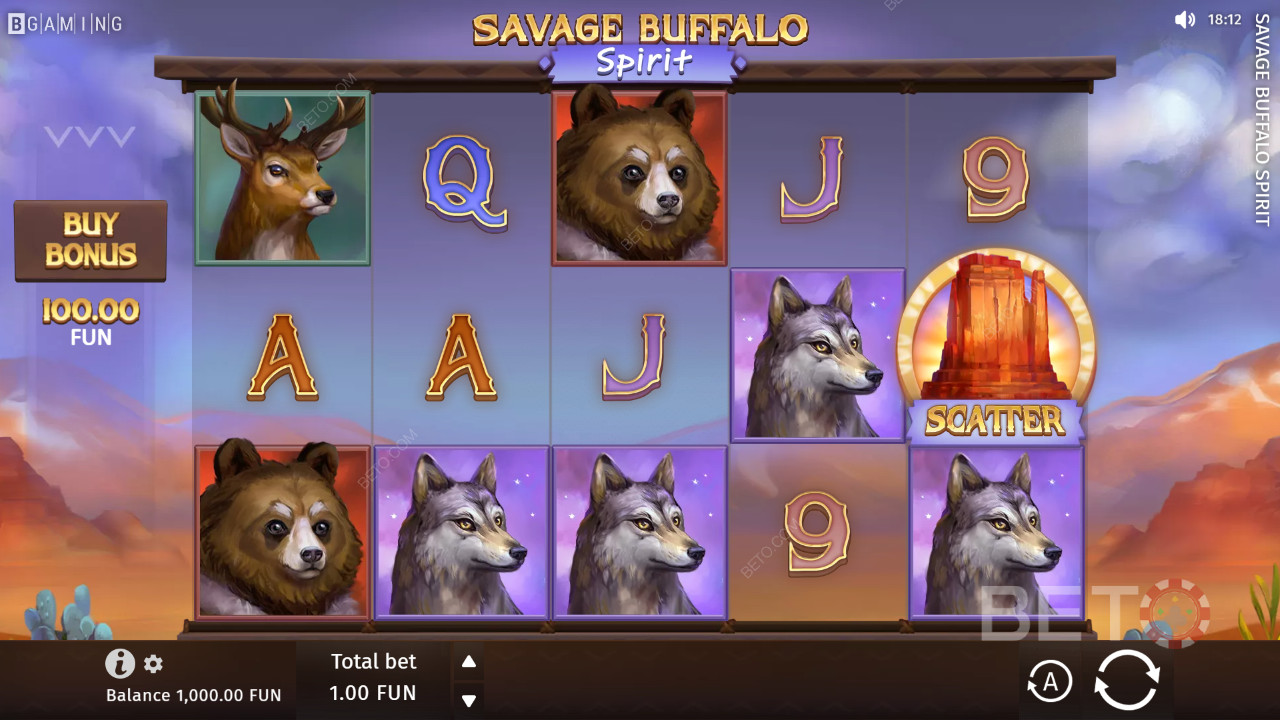Ulasan Savage Buffalo Spirit oleh BETO Slots