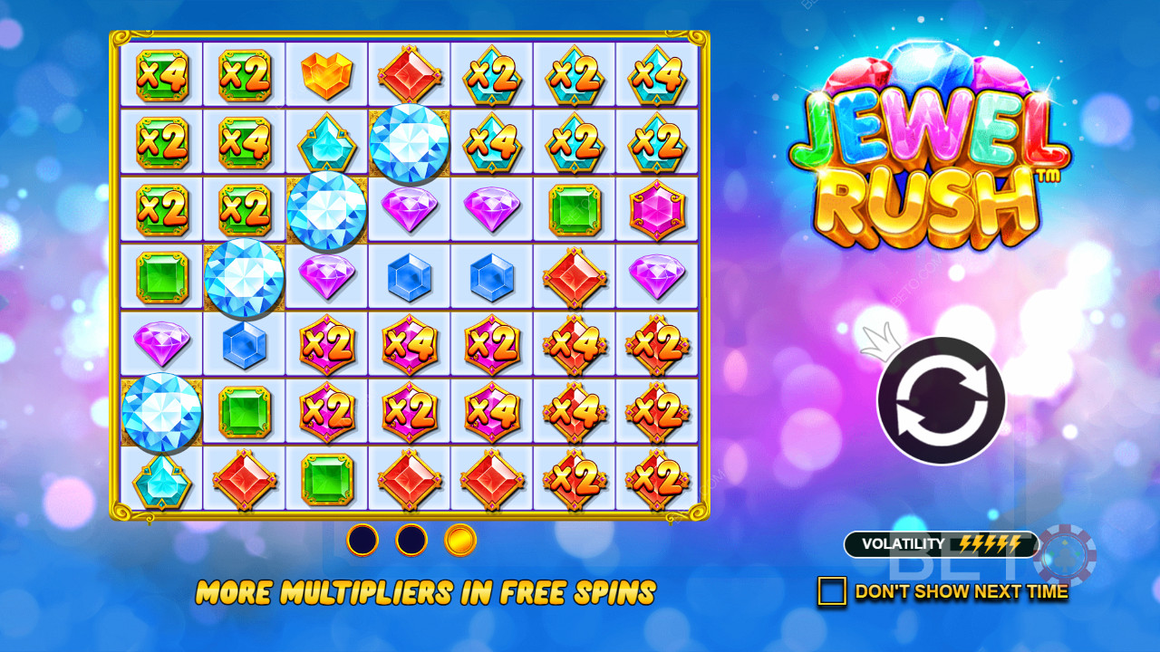 Fitur Bonus Dijelaskan di Jewel Rush oleh Pragmatic Play