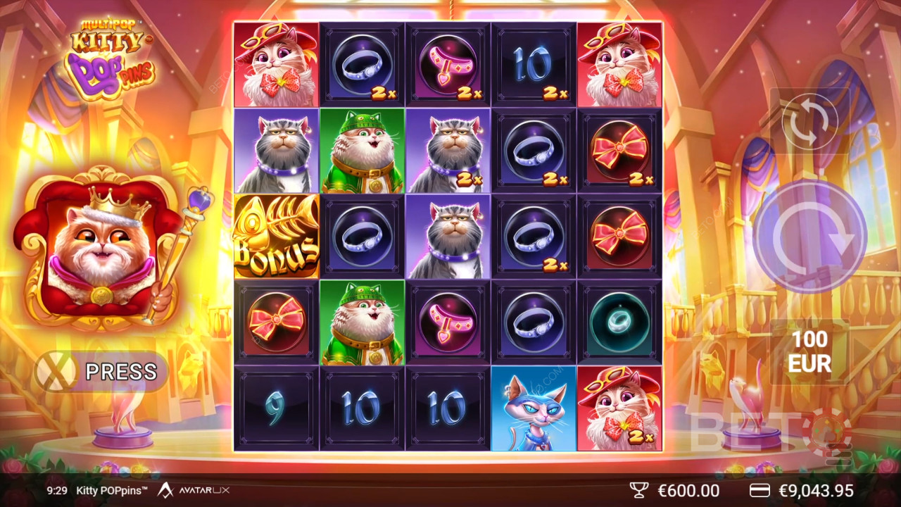 Ulasan Kitty POPpins oleh BETO Slots