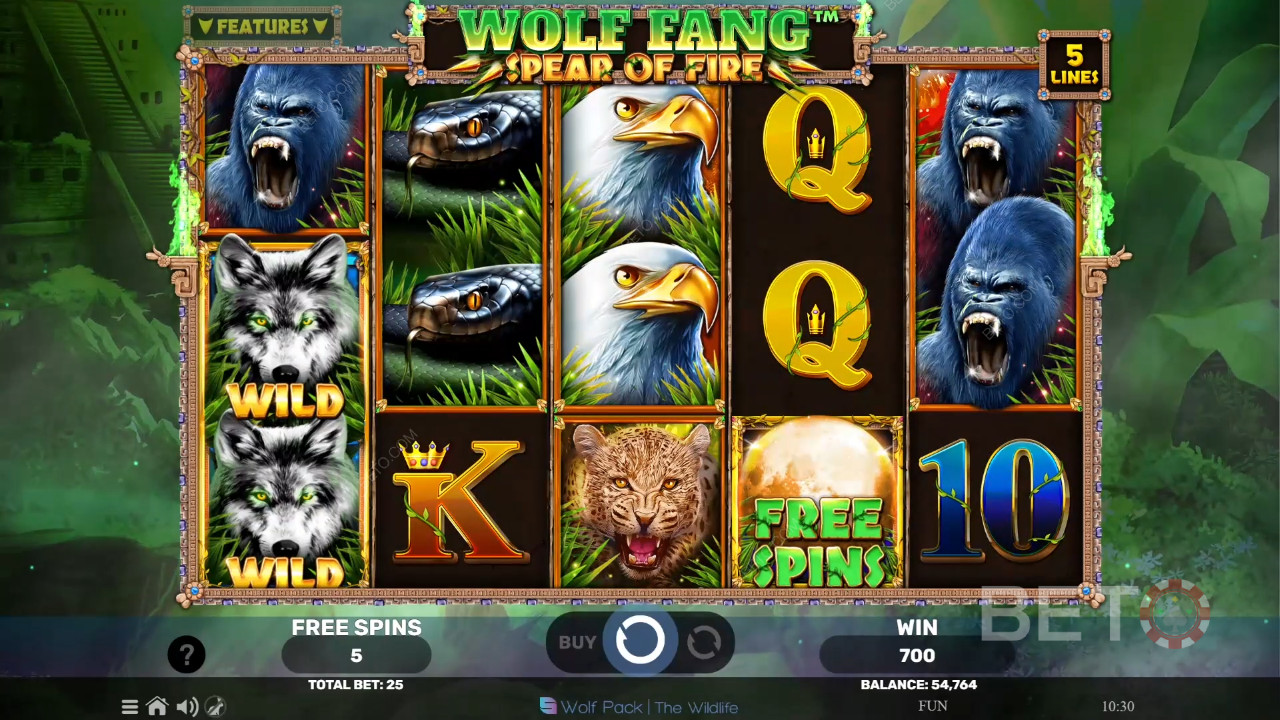Wolf Fang Ulasan Tombak Api oleh BETO Slots