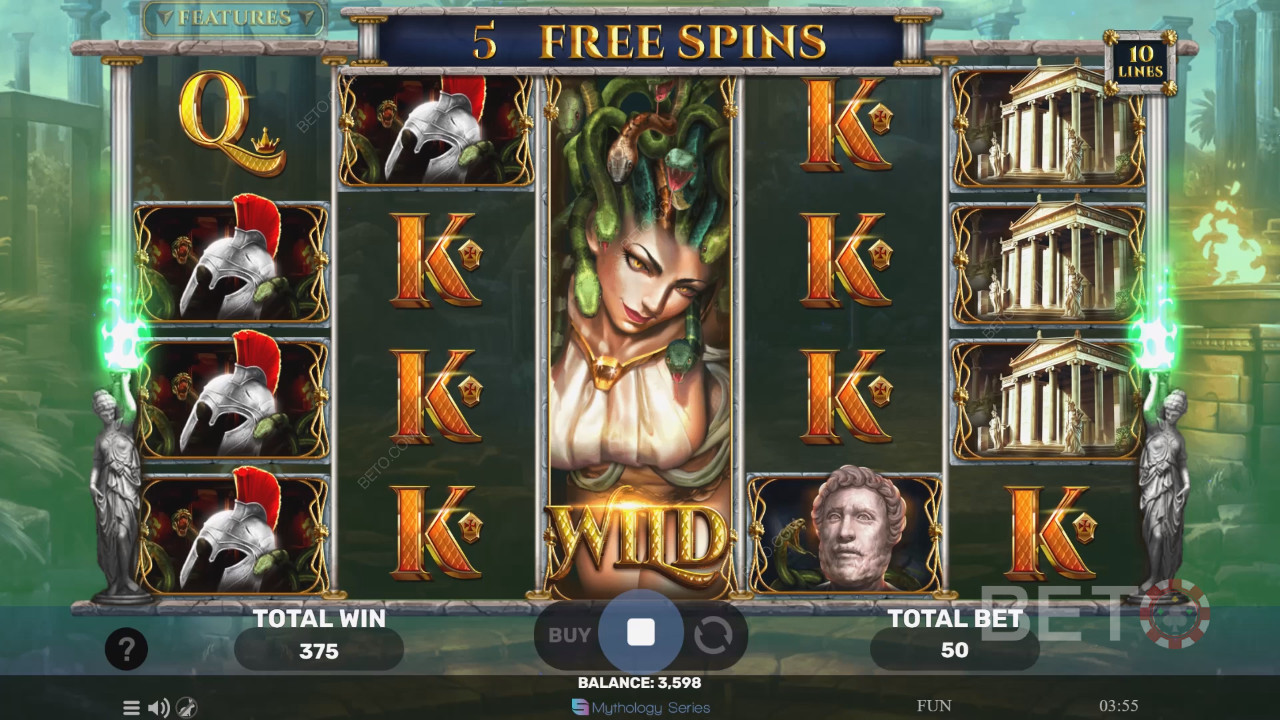 Ulasan Story of Medusa II oleh BETO Slots