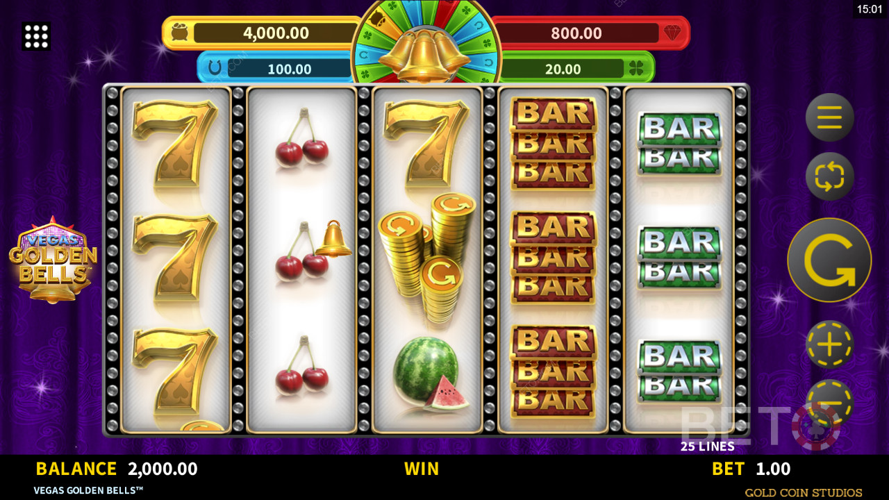 Ulasan Lonceng Emas Vegas oleh BETO Slots