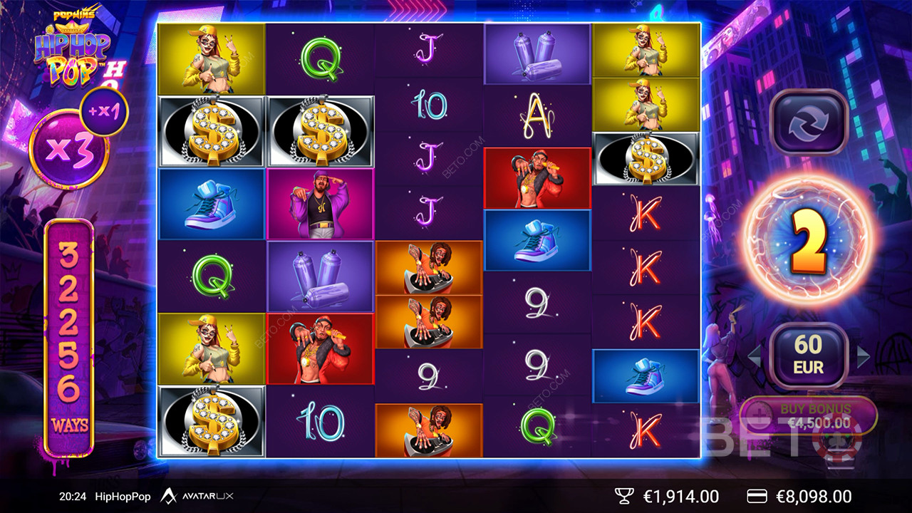 Ulasan HipHopPop oleh BETO Slots