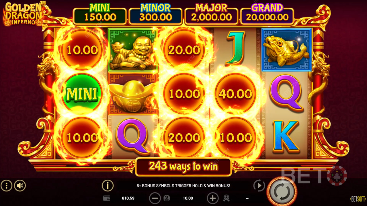 Ulasan Golden Dragon Inferno oleh BETO Slots