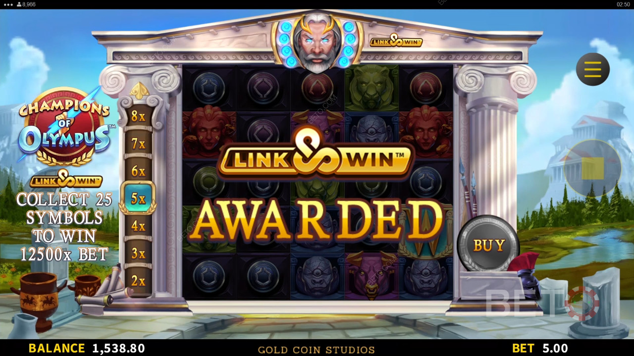 Ulasan Champions of Olympus oleh BETO Slots
