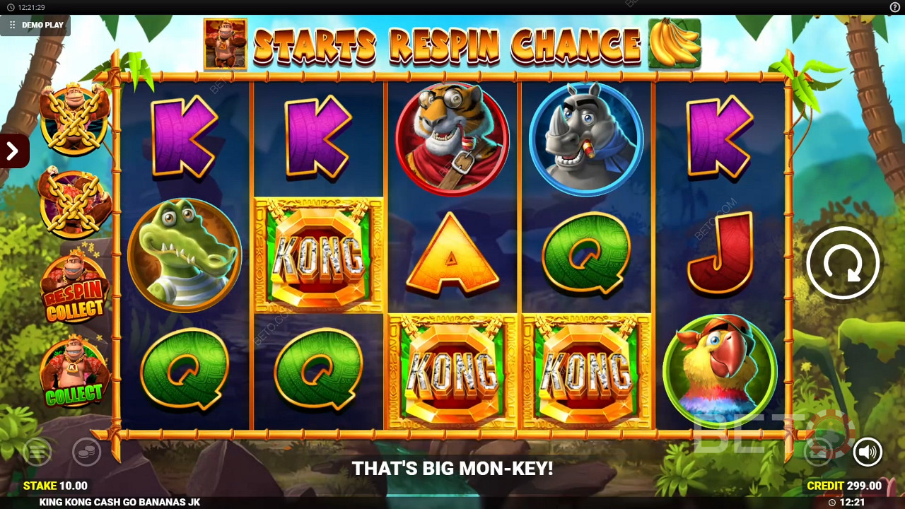 King Kong Cash Go Bananas Main Gratis