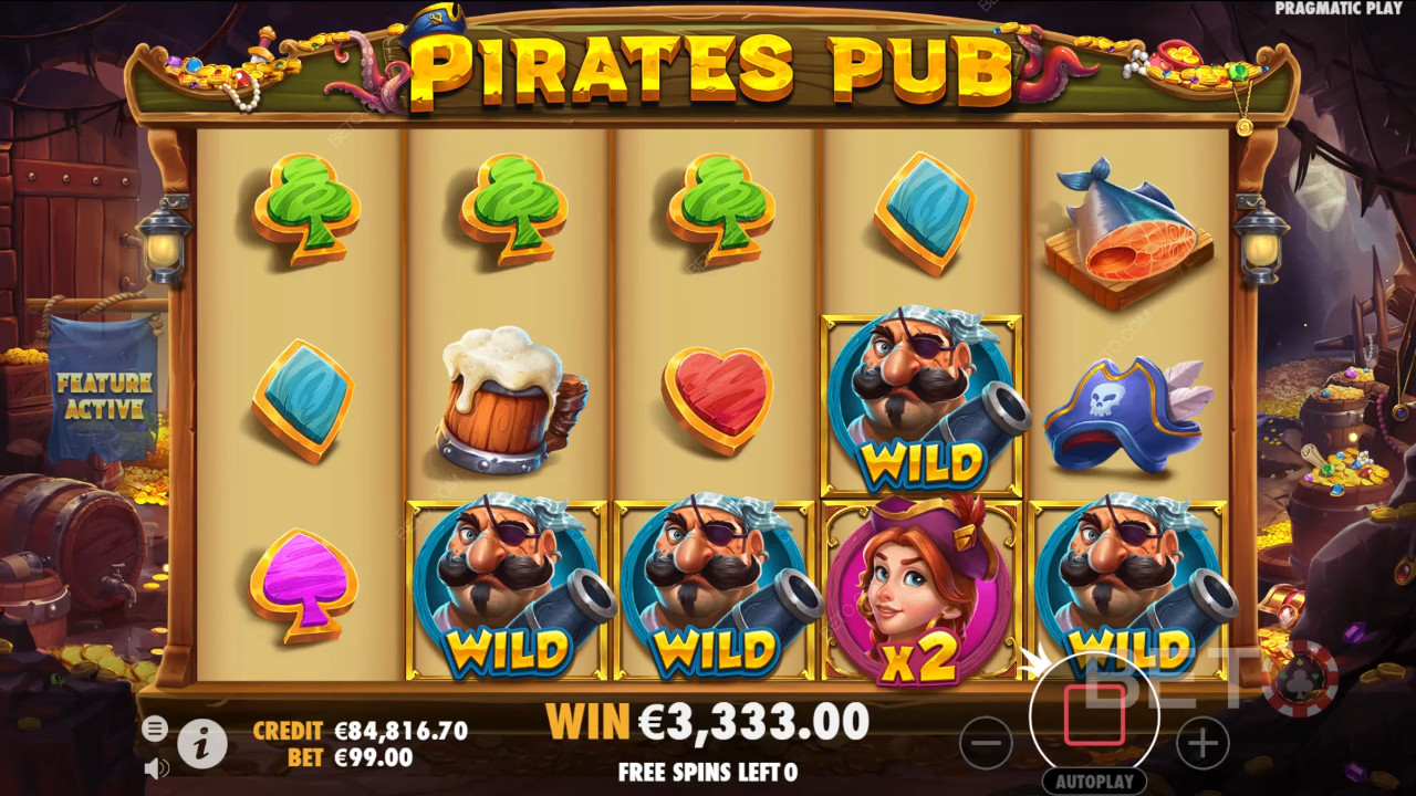 Tema & Desain: Kemeriahan Pub Bajak Laut