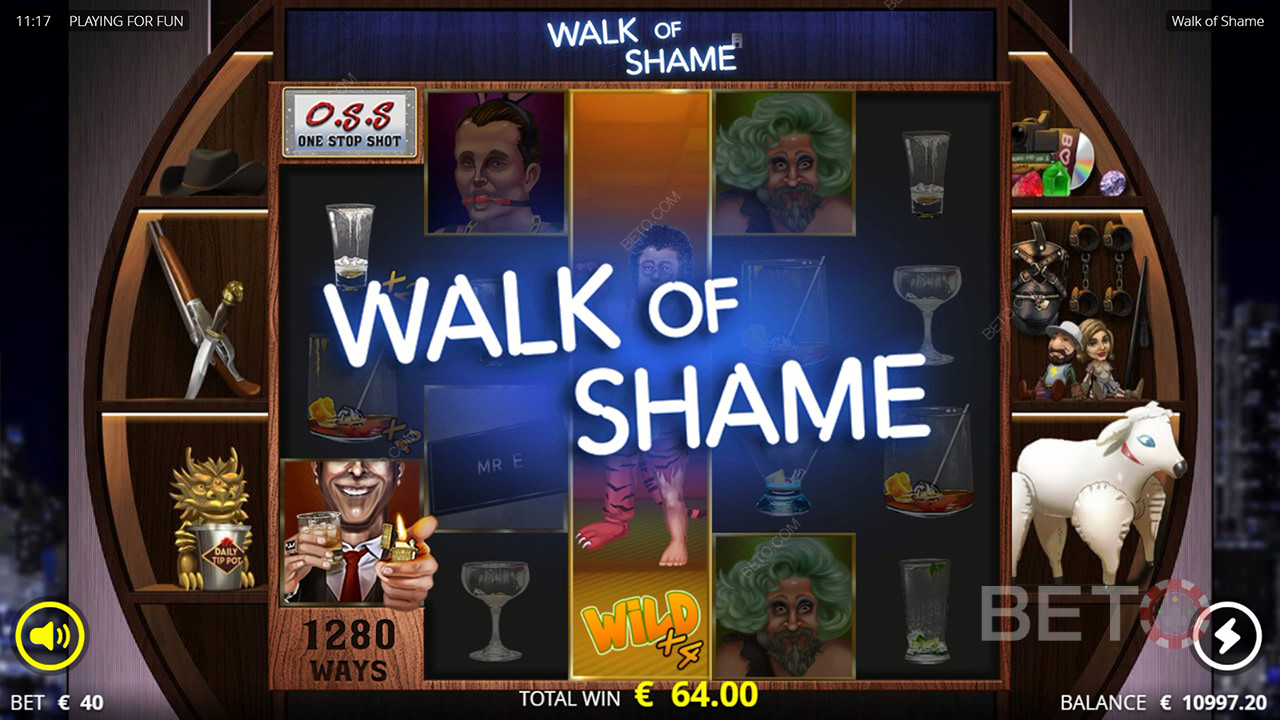 Ulasan Walk of Shame oleh BETO Slots