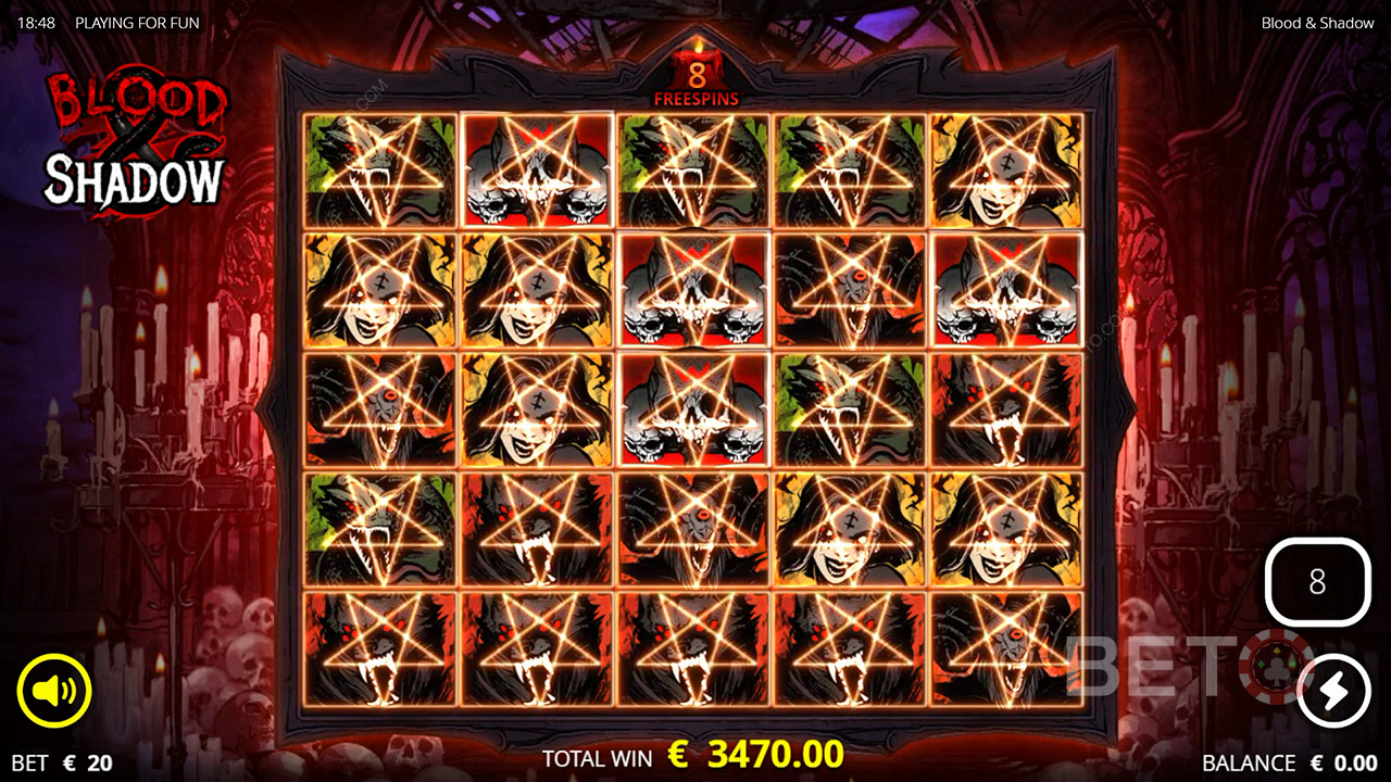 Ulasan Darah dan Bayangan oleh BETO Slots