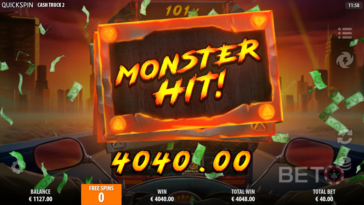 Menangkan 35,000x taruhan Anda di Slot Online Cash Truck 2!