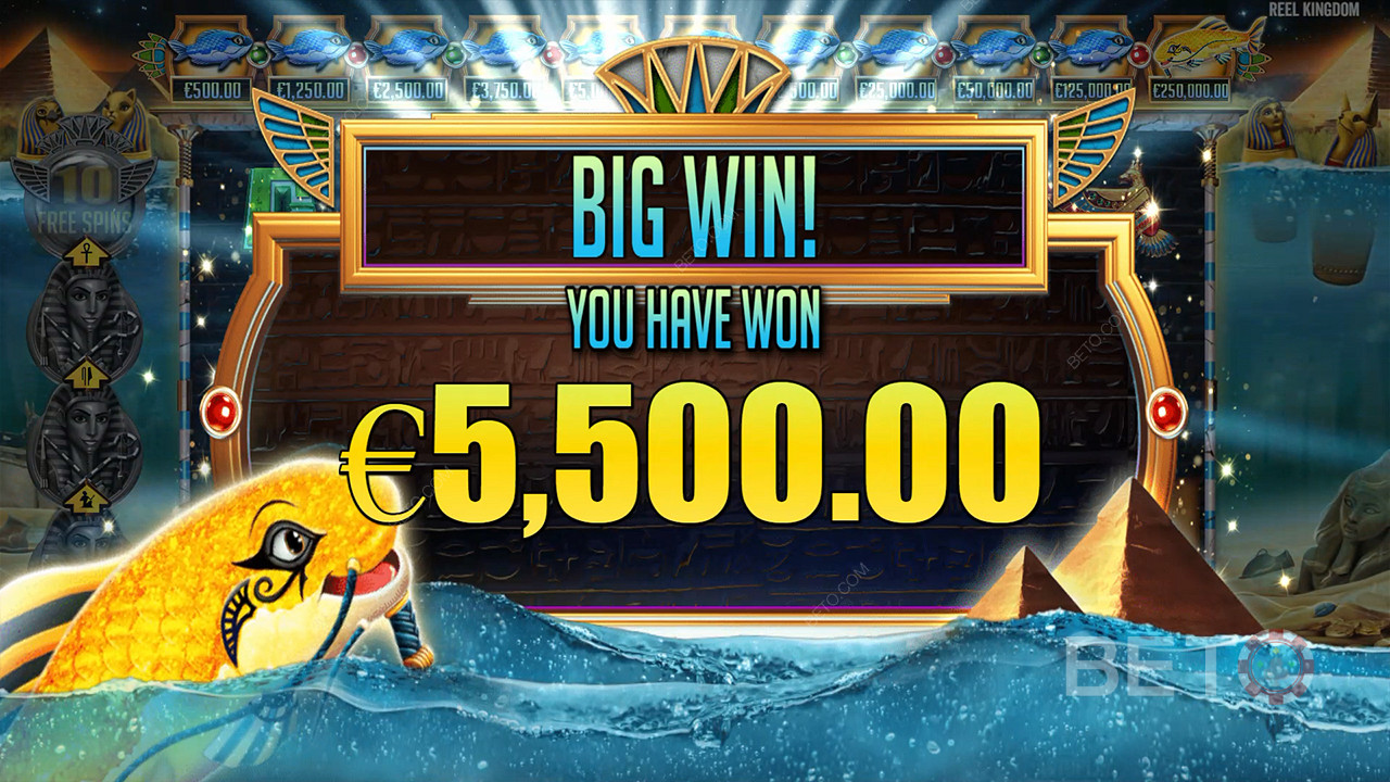 Menangkan 10,000x taruhan Anda di Slot Fish Eye Online!