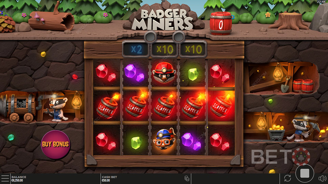 Ulasan Penambang Badger oleh BETO Slots