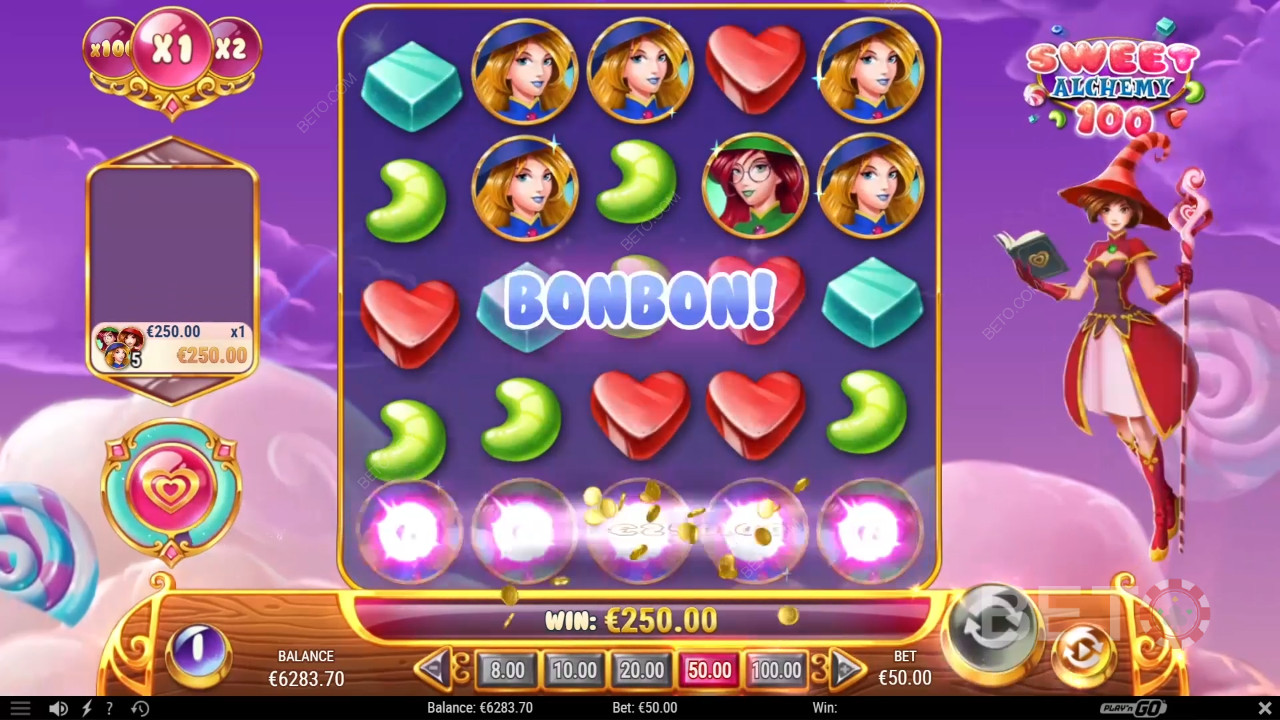 Ulasan Sweet Alchemy 100 oleh BETO Slots