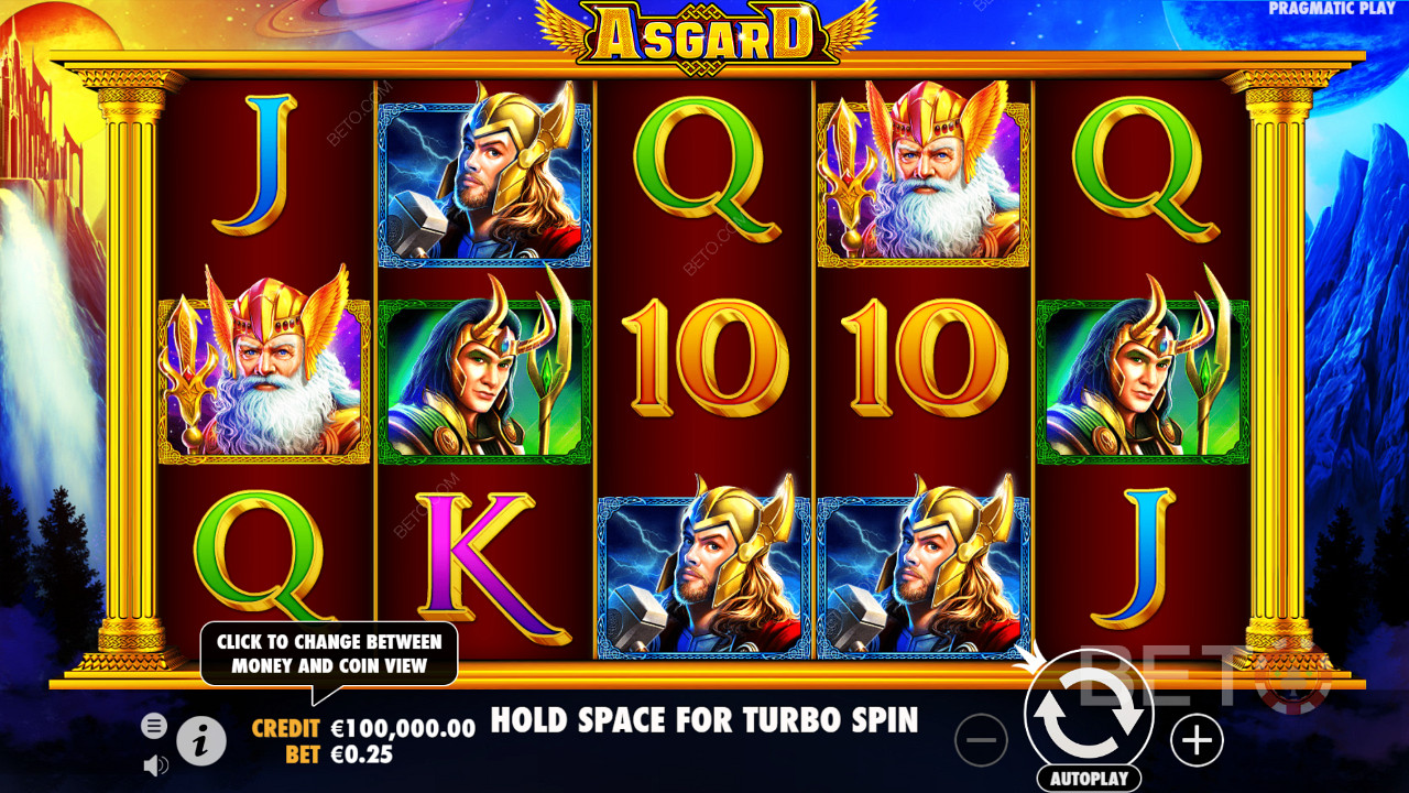 Dewa-dewa di mesin slot Asgard terlihat mirip dengan karakter dalam film populer