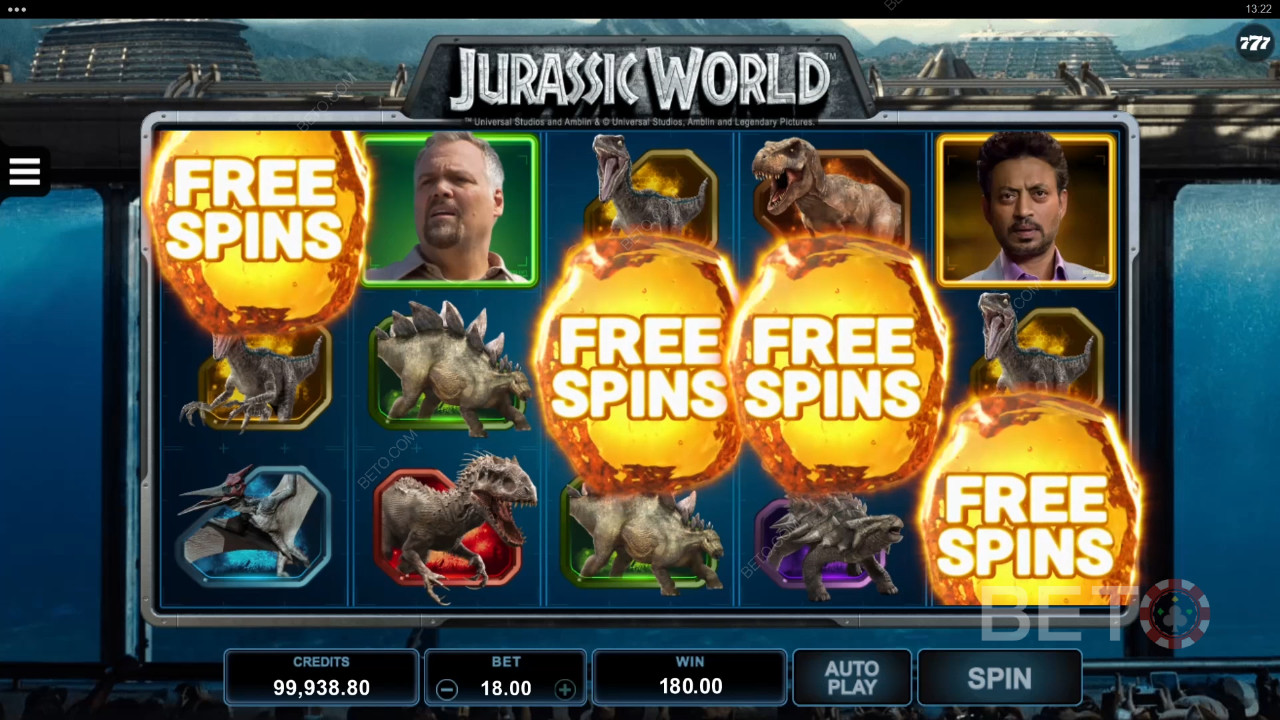 Ulasan Jurassic World oleh BETO Slots