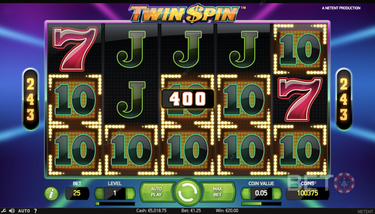 Mendapat Jackpot di Twin Spin