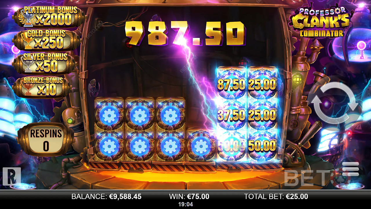 Ulasan Kombinator Profesor Clank oleh BETO Slots