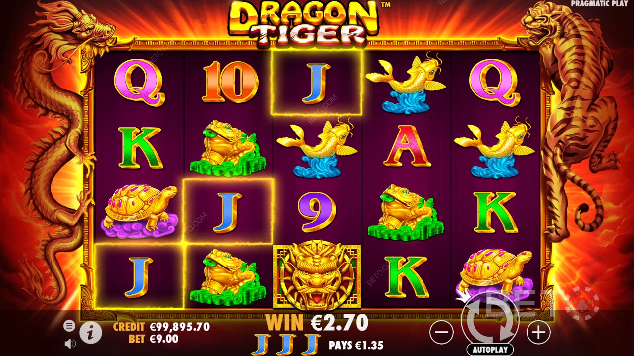 Nikmati 1,024 cara untuk menang di mesin slot Dragon Tiger