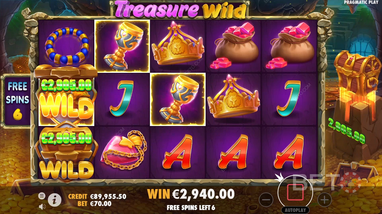 Ulasan Treasure Wild oleh BETO Slots