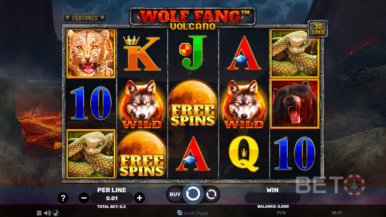Wolf Fang - Ulasan Volcano oleh BETO Slots