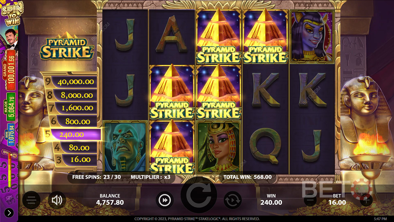 Ulasan Pyramid Strike oleh BETO Slots