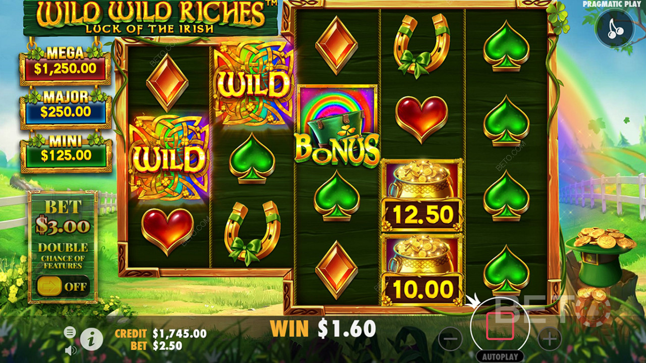 Dapatkan alam liar untuk memenangkan jumlah yang menarik di Wild Wild Riches