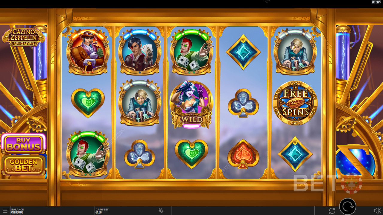 Ulasan Cazino Zeppelin Reloaded oleh BETO Slots
