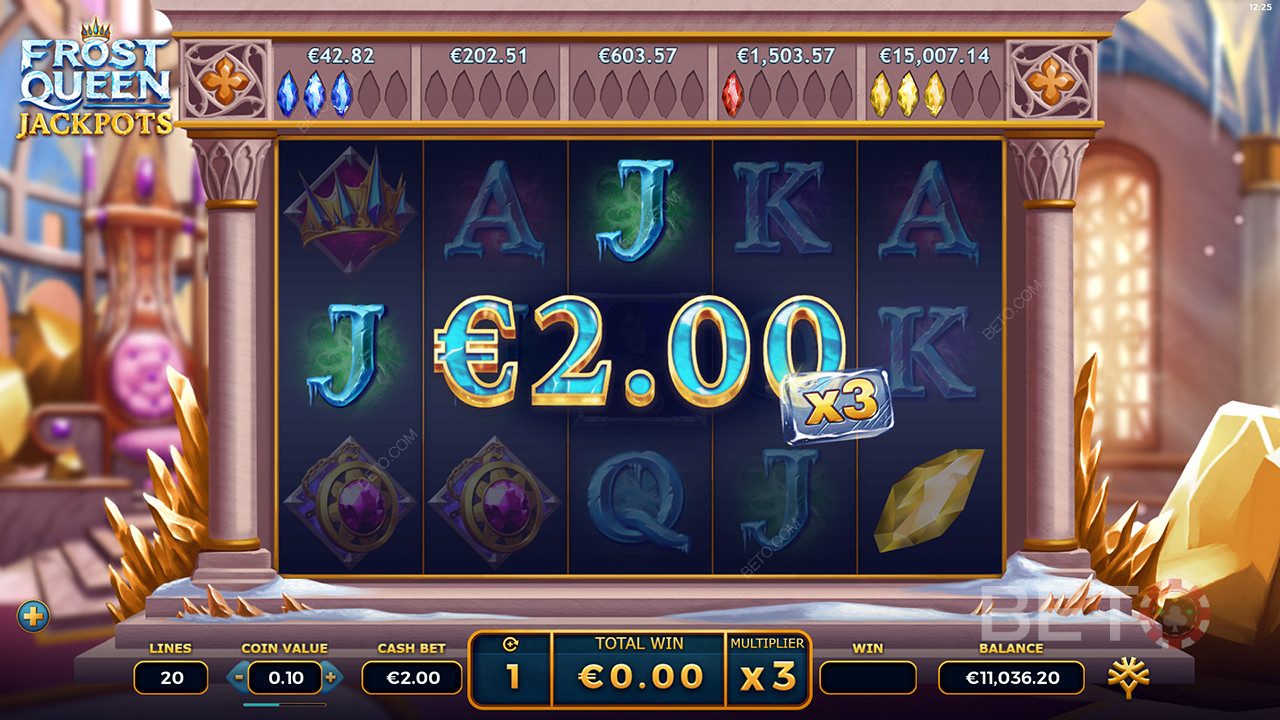 Fitur khusus Jackpot Free Spins di Frost Queen Jackpots