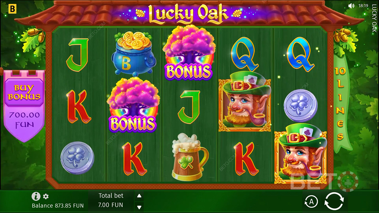 Ulasan Lucky Oak oleh BETO Slots