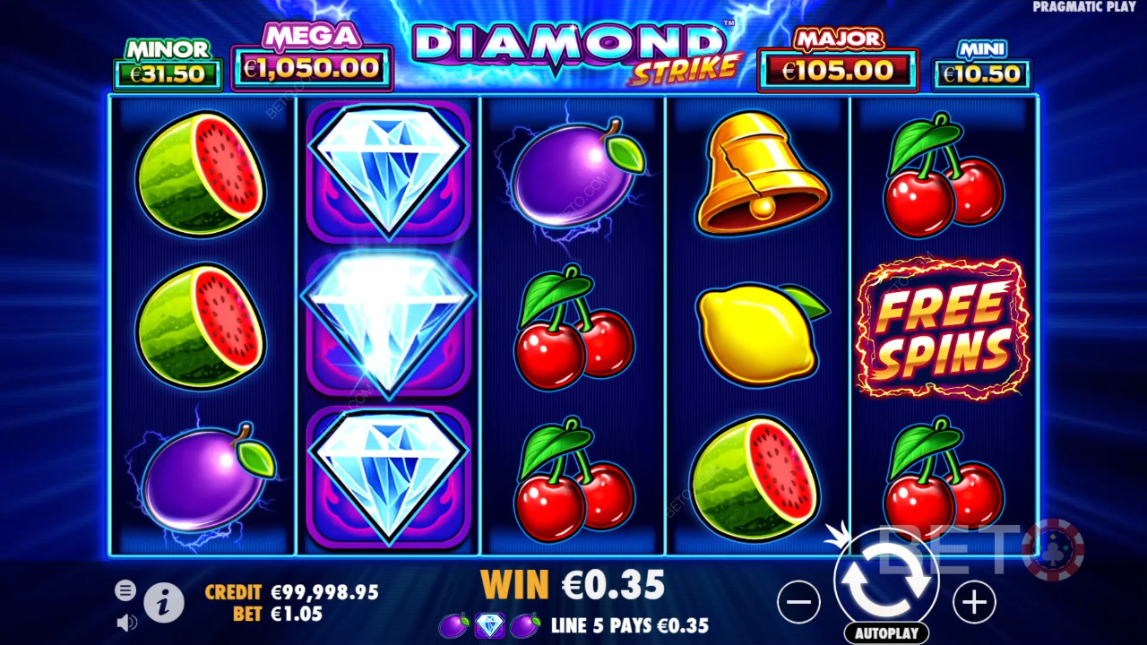 Fitur Bonus Dijelaskan dalam Diamond Strike oleh Pragmatic Play