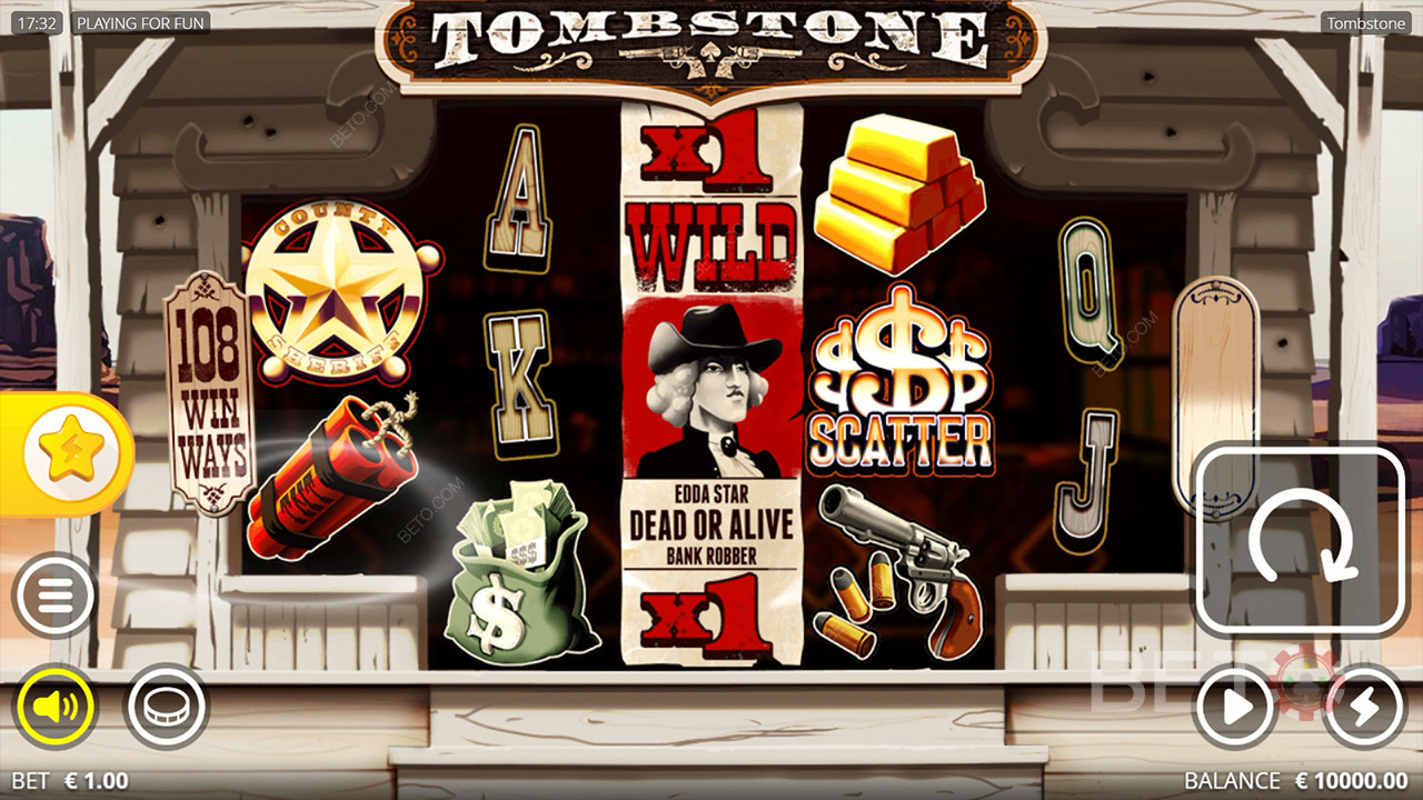 Ulasan Tombstone oleh BETO Slots