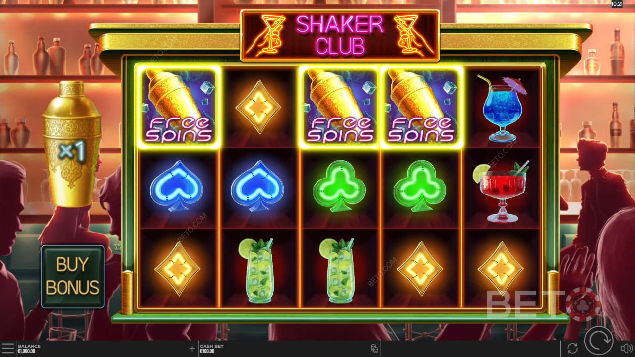 Ulasan Shaker Club oleh BETO Slots