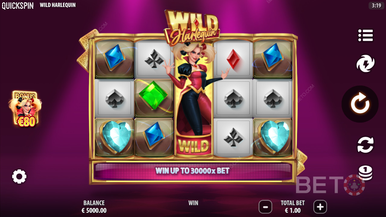 Ulasan Wild Harlequin oleh BETO Slots