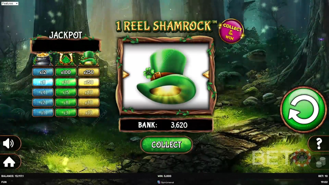 Ulasan 1 Reel Shamrock oleh BETO Slots