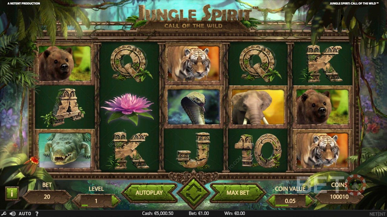 Jungle Spirit: Panggilan Slot Online Liar