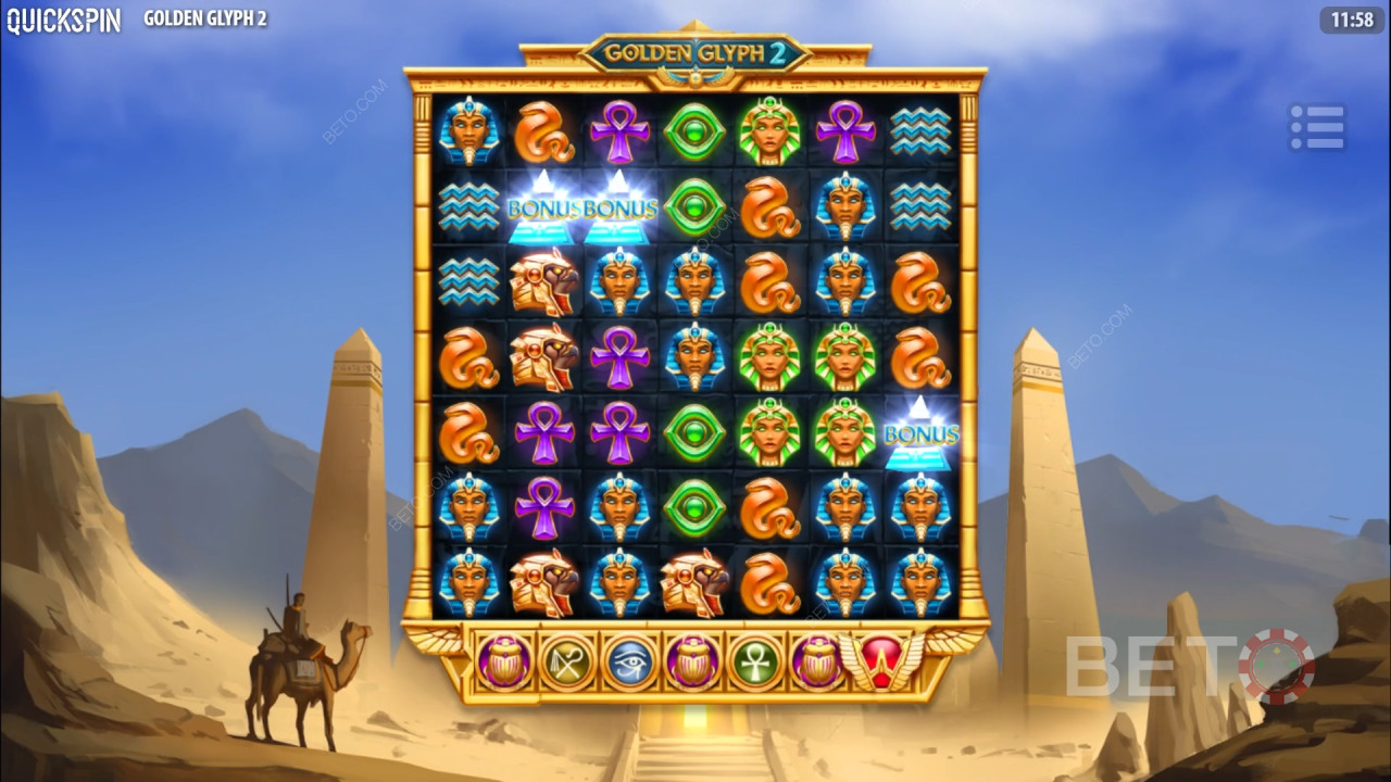 Golden Glyph 2 Ulasan oleh BETO Slots